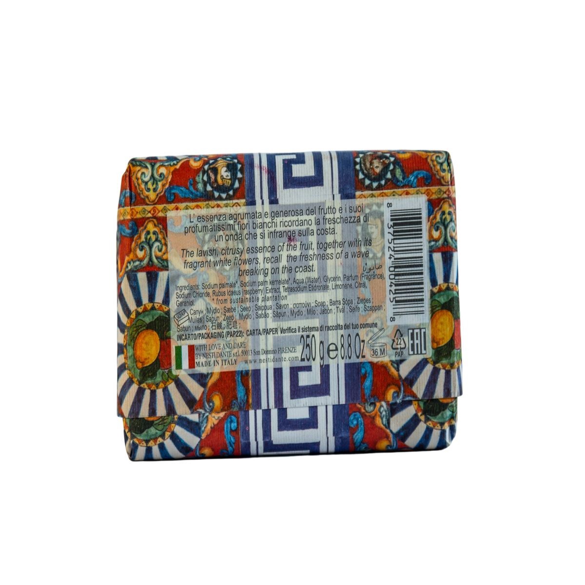 Jab&oacute;n Nesti Dante aroma Hojas de Naranja 250 gr image number null