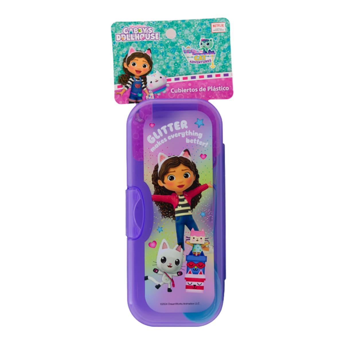 Juego De Cubiertos De Pl&aacute;stico Gabby Doll House FUN KIDS image number null