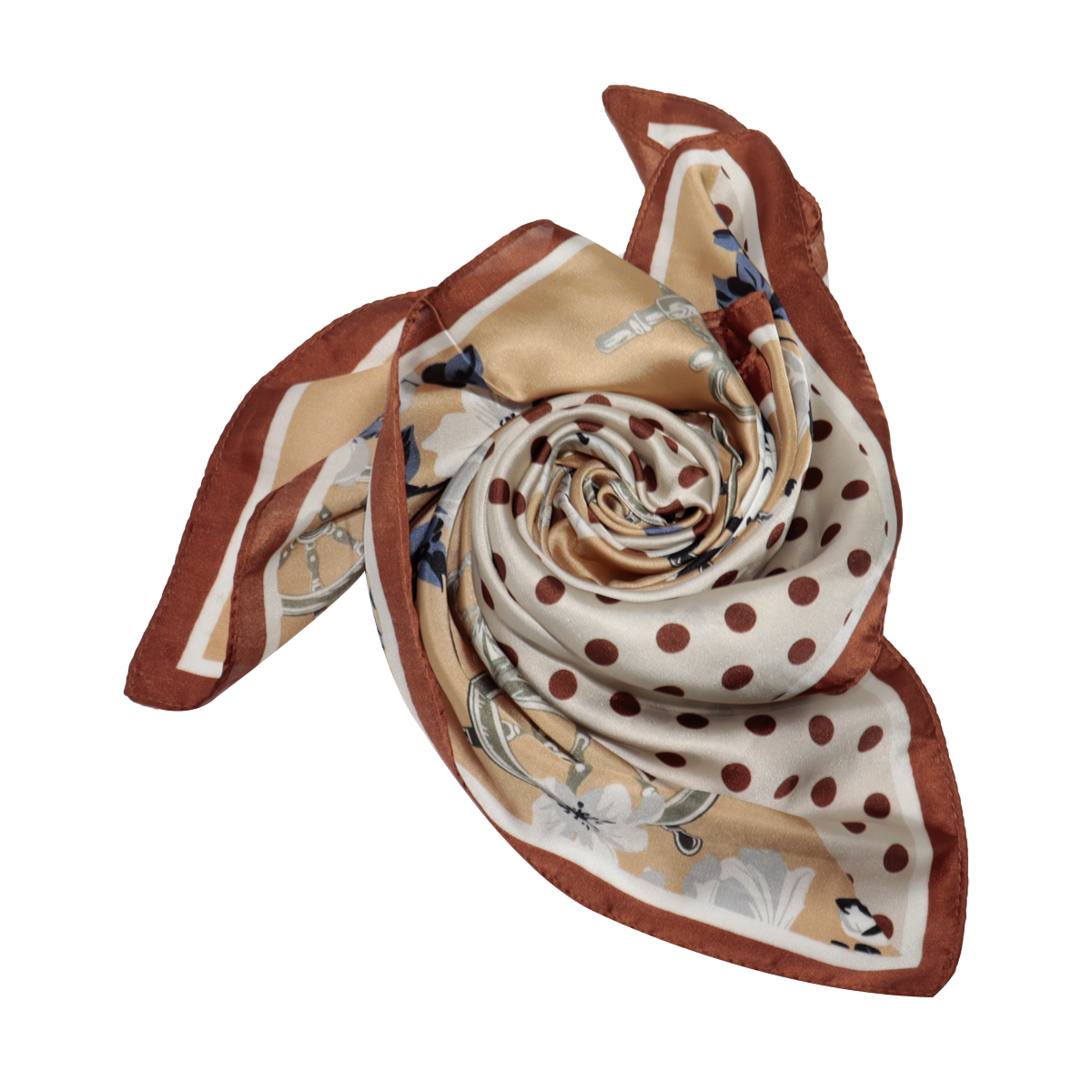 Pa&ntilde;uelo Satinado Paisley Print En Combinaci&oacute;n Phi By Philosophy Jr image number null