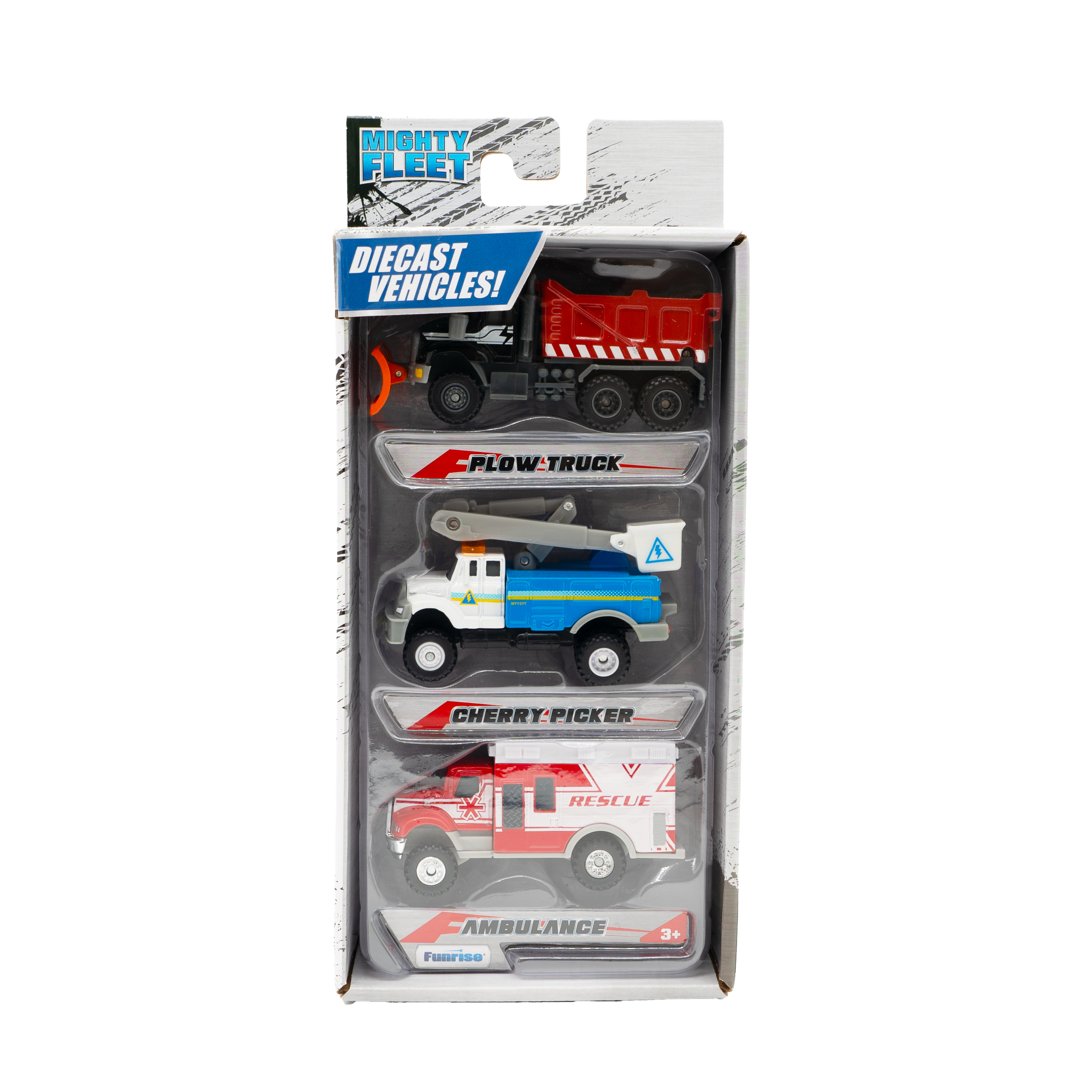 MIGTHY FLEET DIECAST 3 PACK image number null