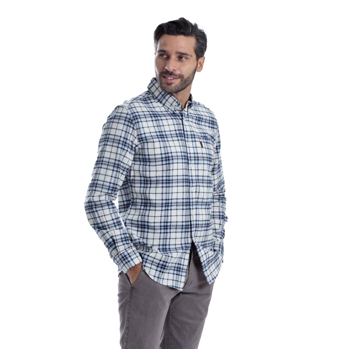Camisa Regular Chaps Manga Larga para Hombre image number null