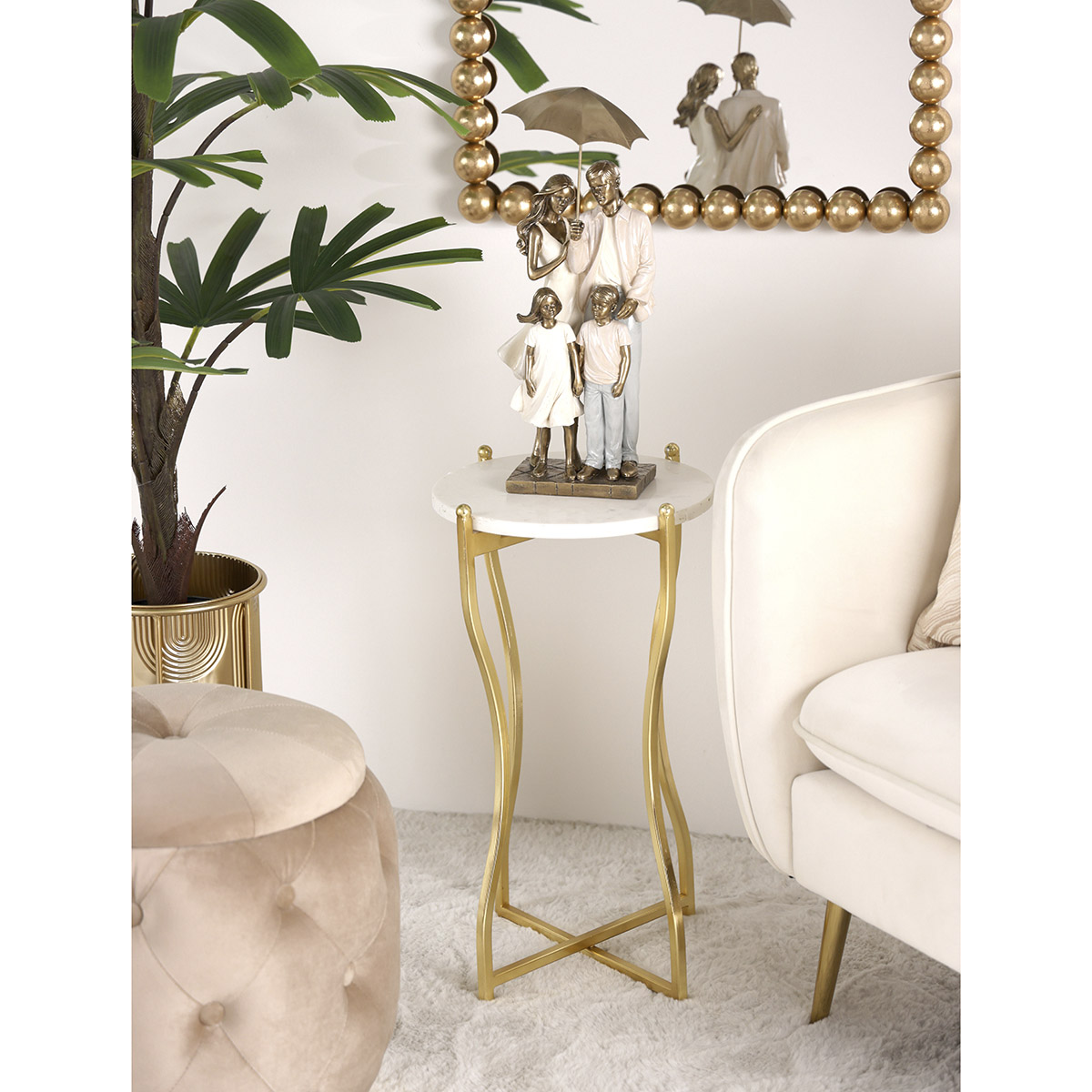 Mesa Bombay Colecci&oacute;n Luxe Gold Concepts Life image number null