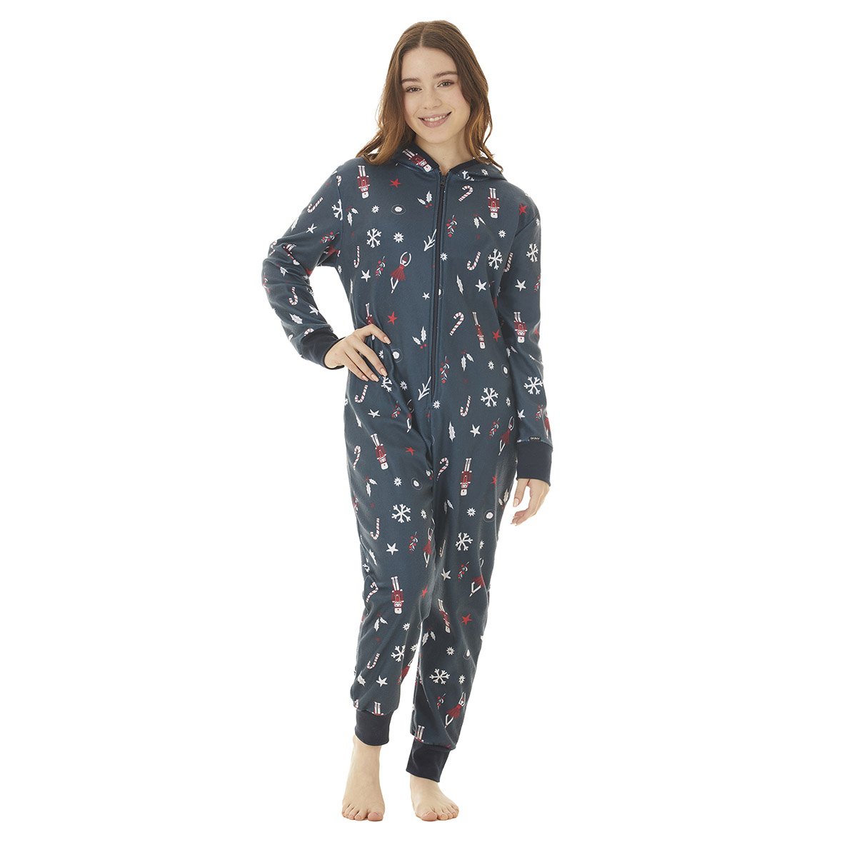 Pijama Mameluco con Dise&ntilde;o Skiny para Ni&ntilde;a image number null