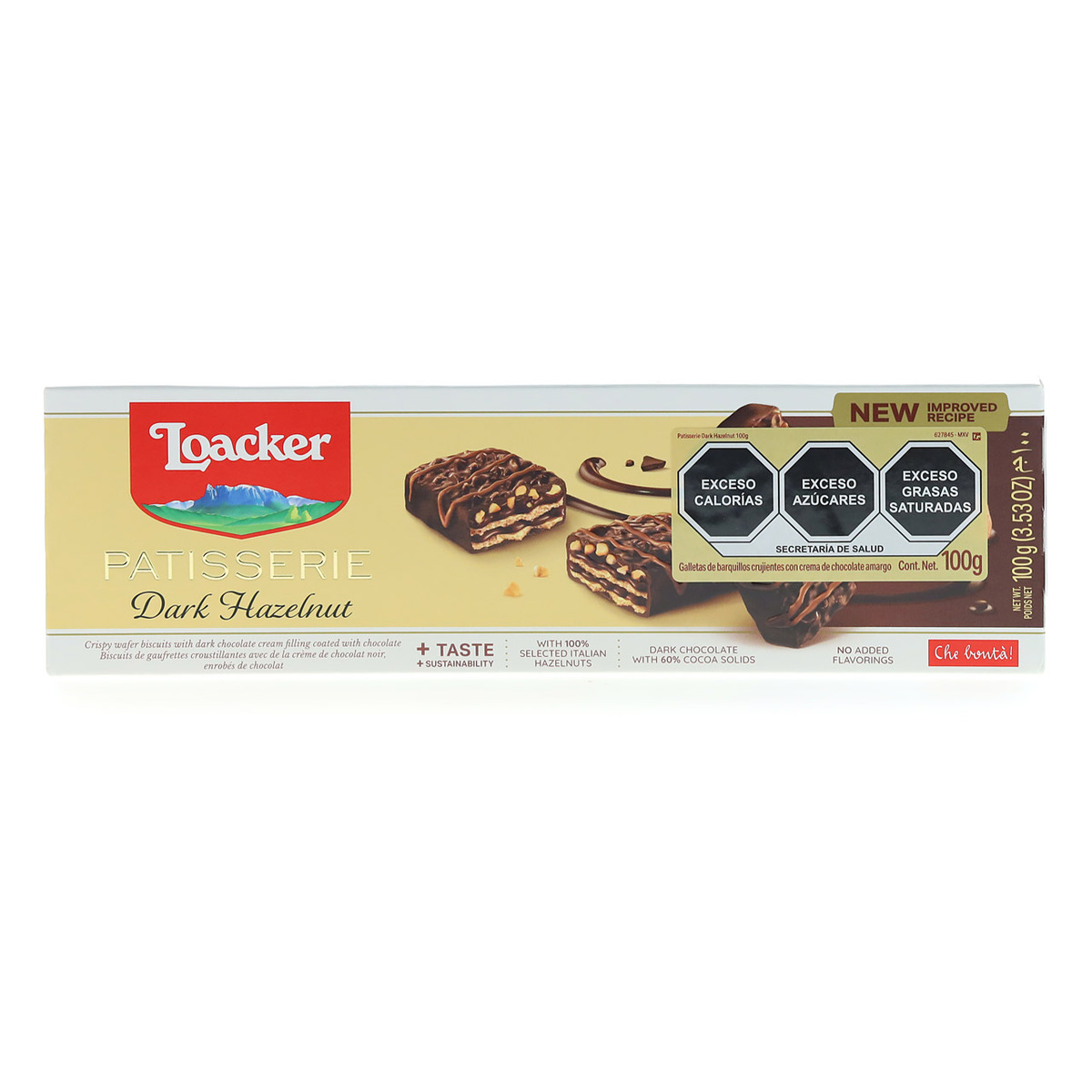 Loacker G.P. Patiss 100g Dark Haz image number null