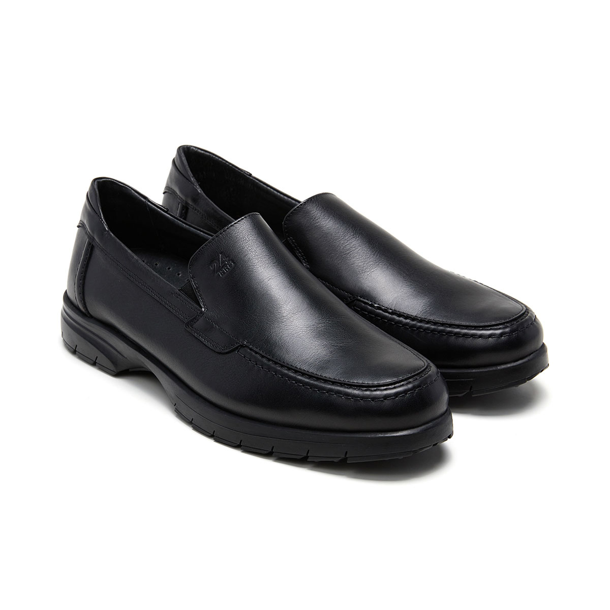 Mocas&iacute;n en Piel Para Hombre, Color Negro 24Hrs image number null