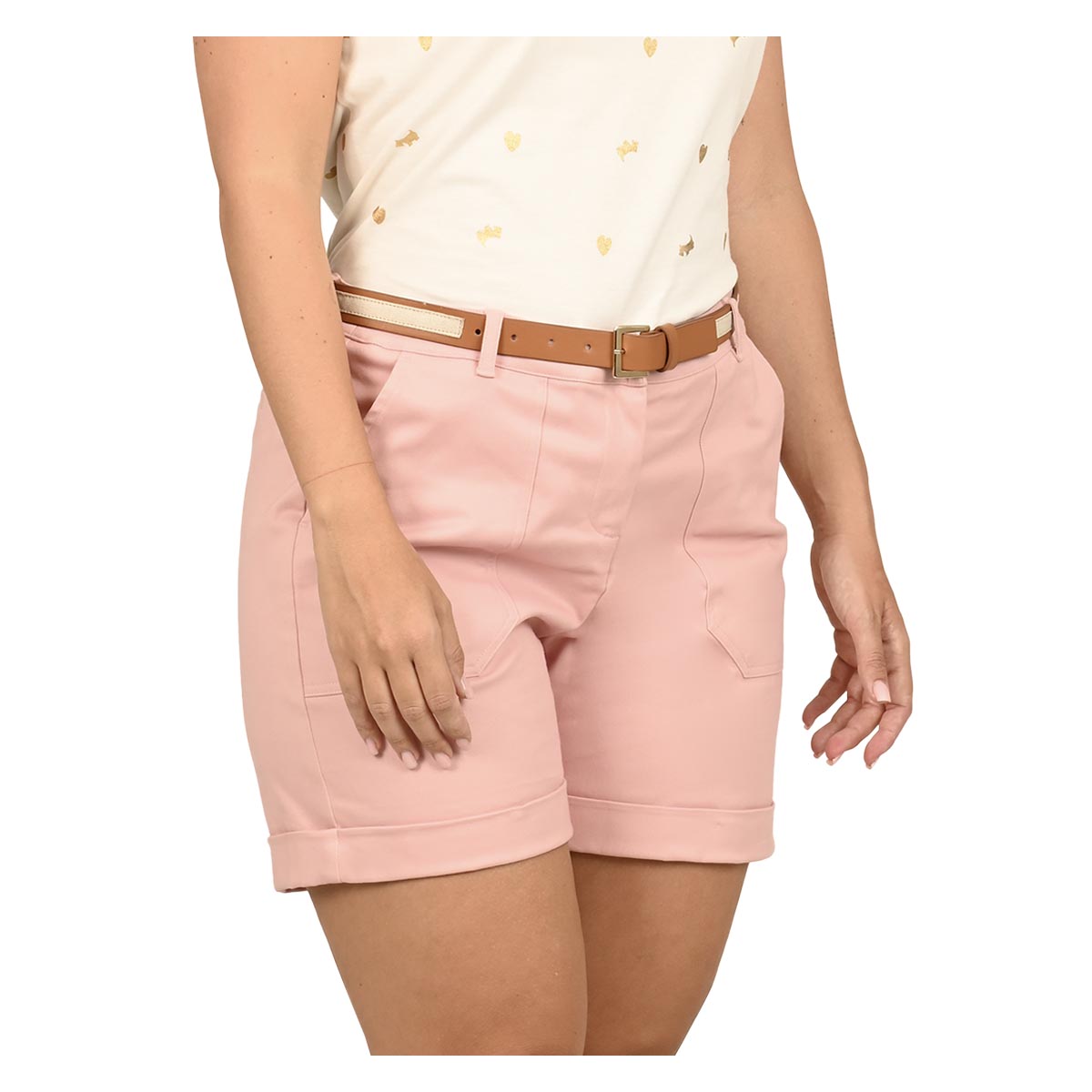 Short con cintur&oacute;n elken Ferrioni para Mujer image number null