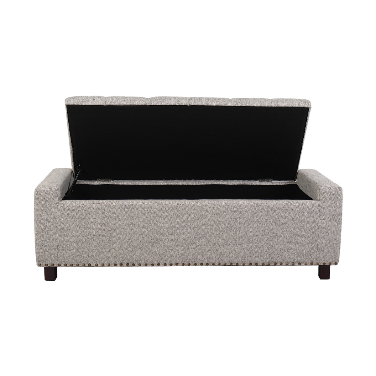 Banca Almacenaje Tufted Gray Vintage Home image number null