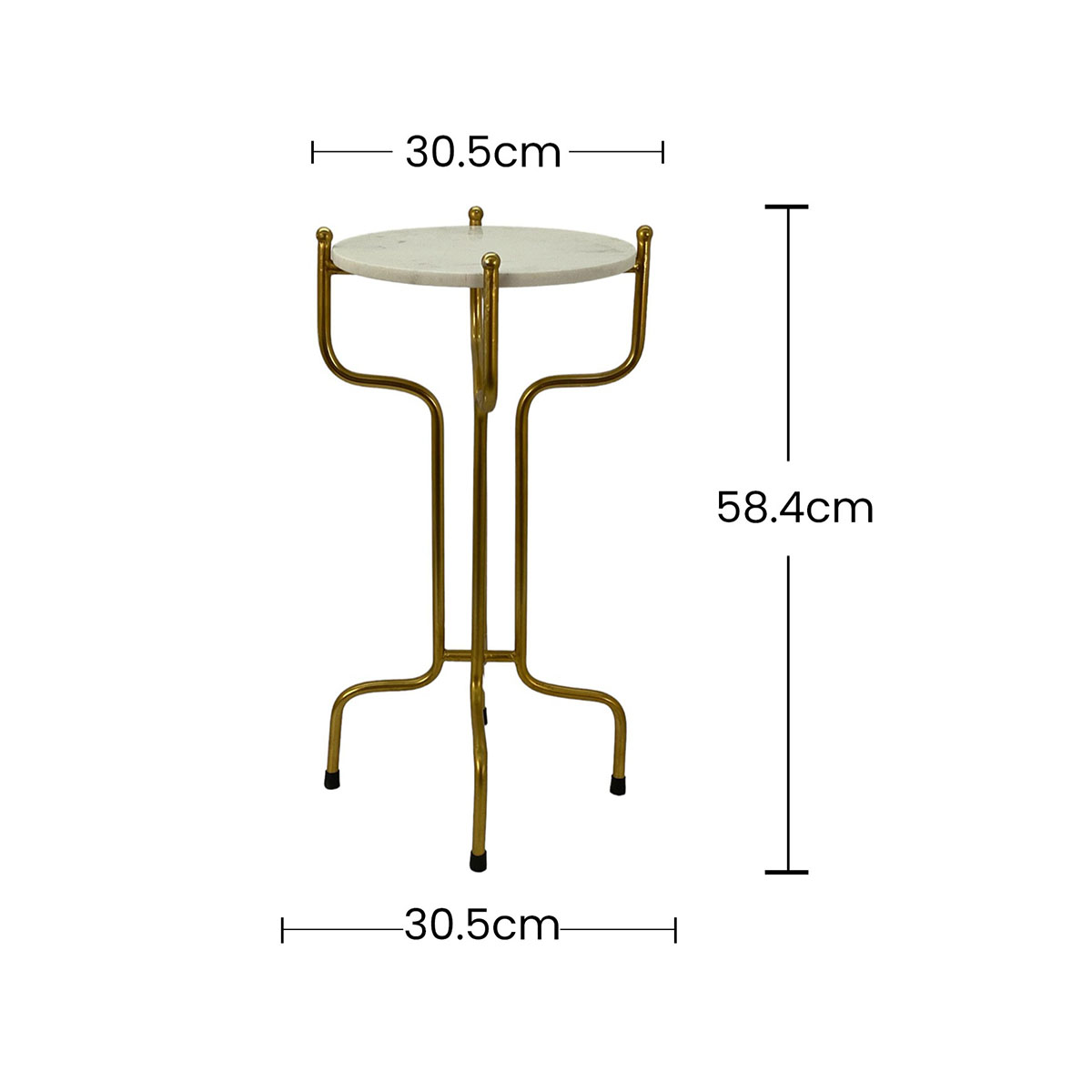 Mesa Auxiliar Modern Colecci&oacute;n Golden Concepts Life image number null