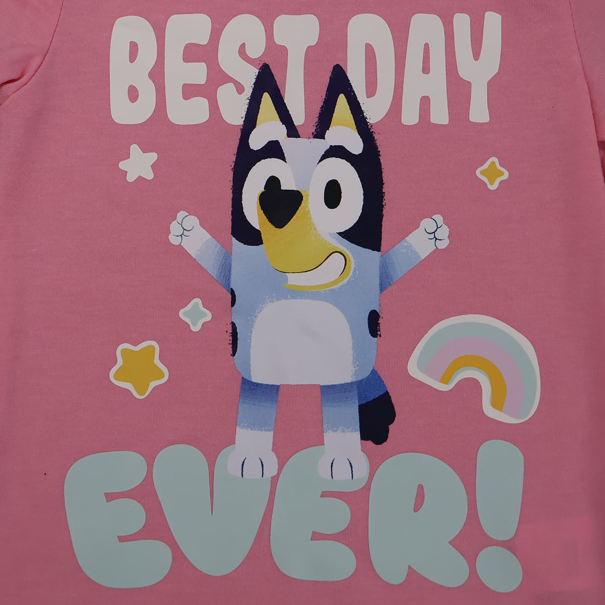 Pijama de Playera Manga Corta con Pantal&oacute;n Dise&ntilde;o Bluey para Ni&ntilde;a image number null