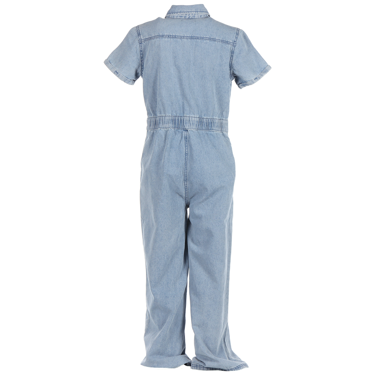 Jumpsuit Mezclilla Manga Corta Resorte Cintura Jeanious Ni&ntilde;a image number null