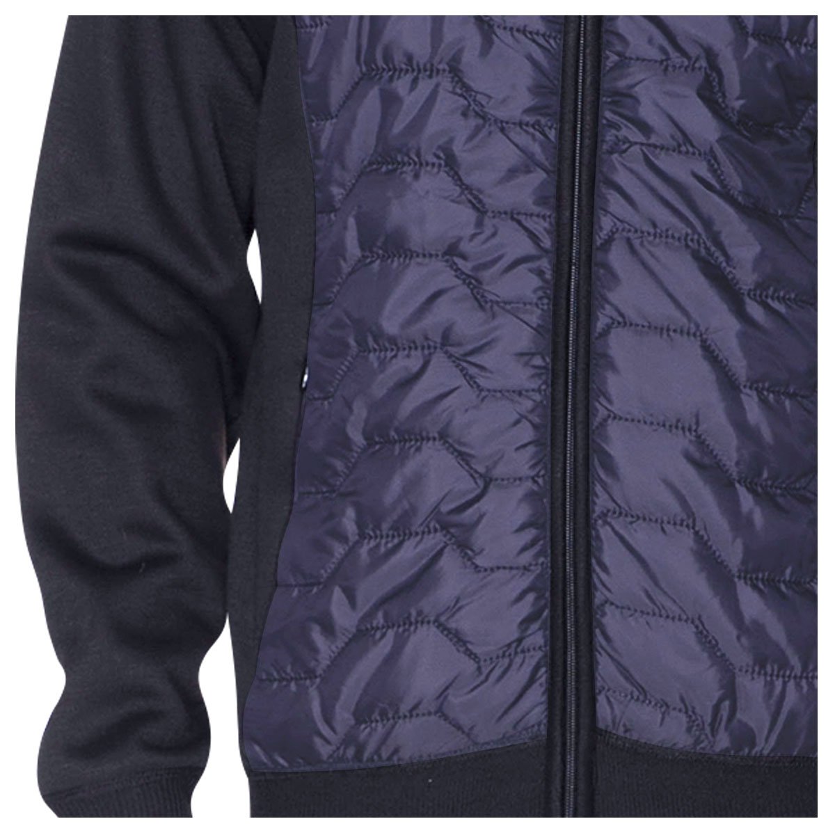 Chamarra con Cuello Mock Banana Limon para Hombre image number null