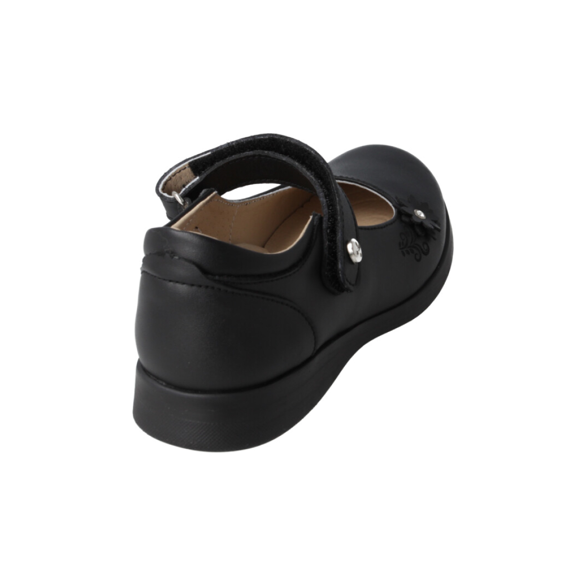 Zapato Escolar Karsten Aplicaci&oacute;n Flor para Ni&ntilde;a image number null
