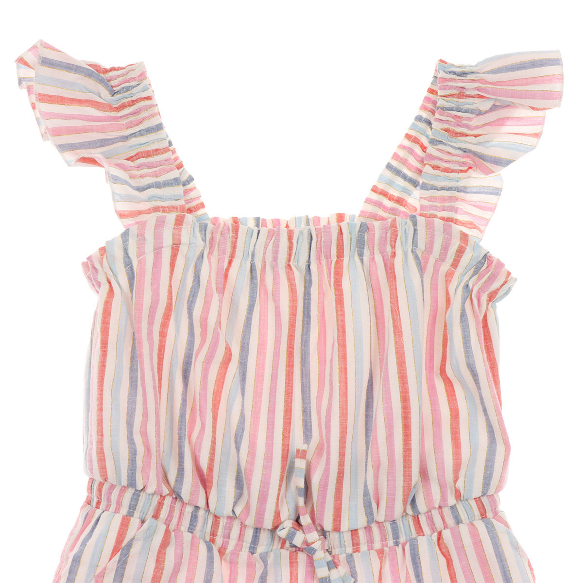 Romper Rayas Multicolor Verano Casual Jeanious Ni&ntilde;a image number null