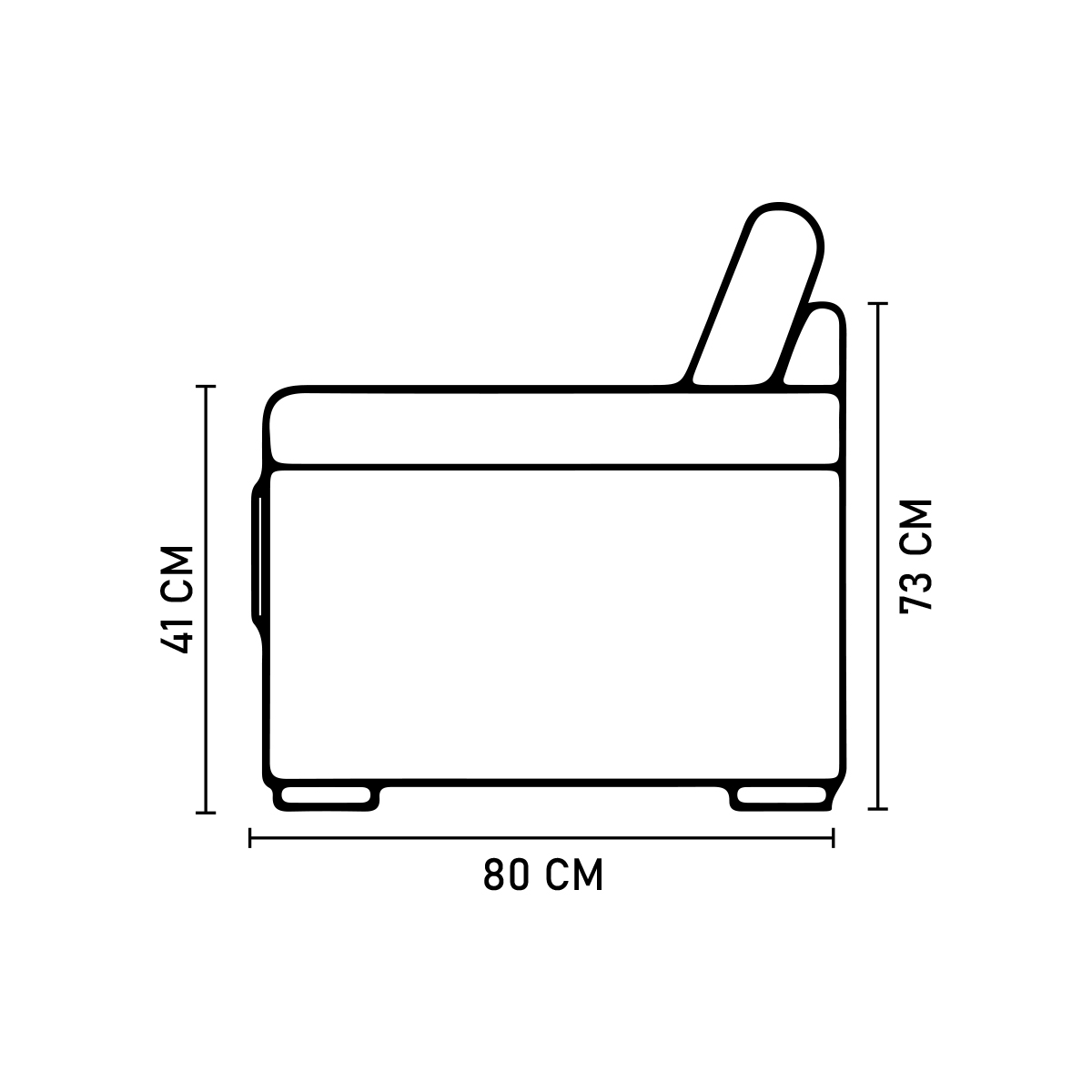 Sof&aacute; Cama Reversible Lenox Respaldo Abatible Lottus image number null