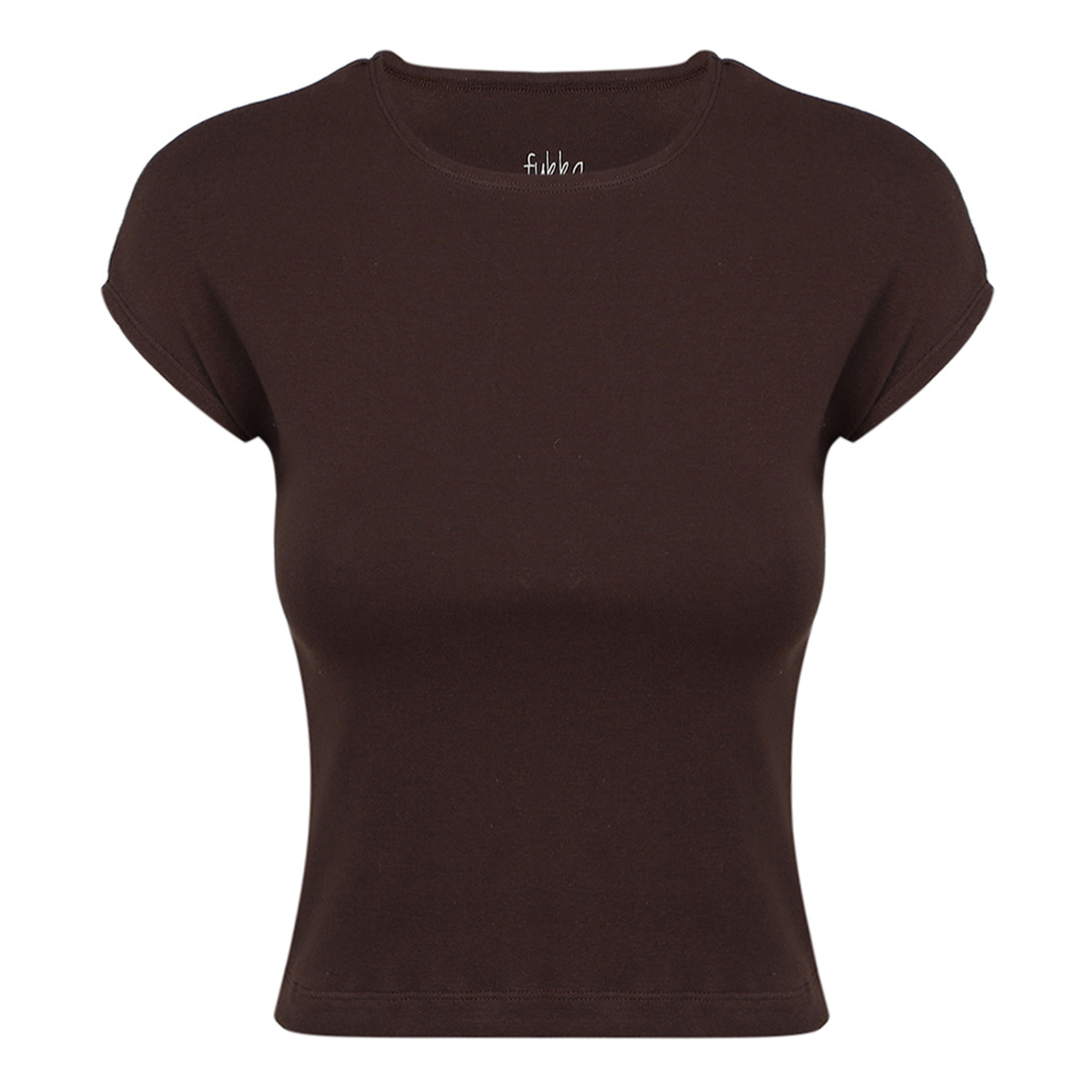 Playera crop Fukka para mujer image number null