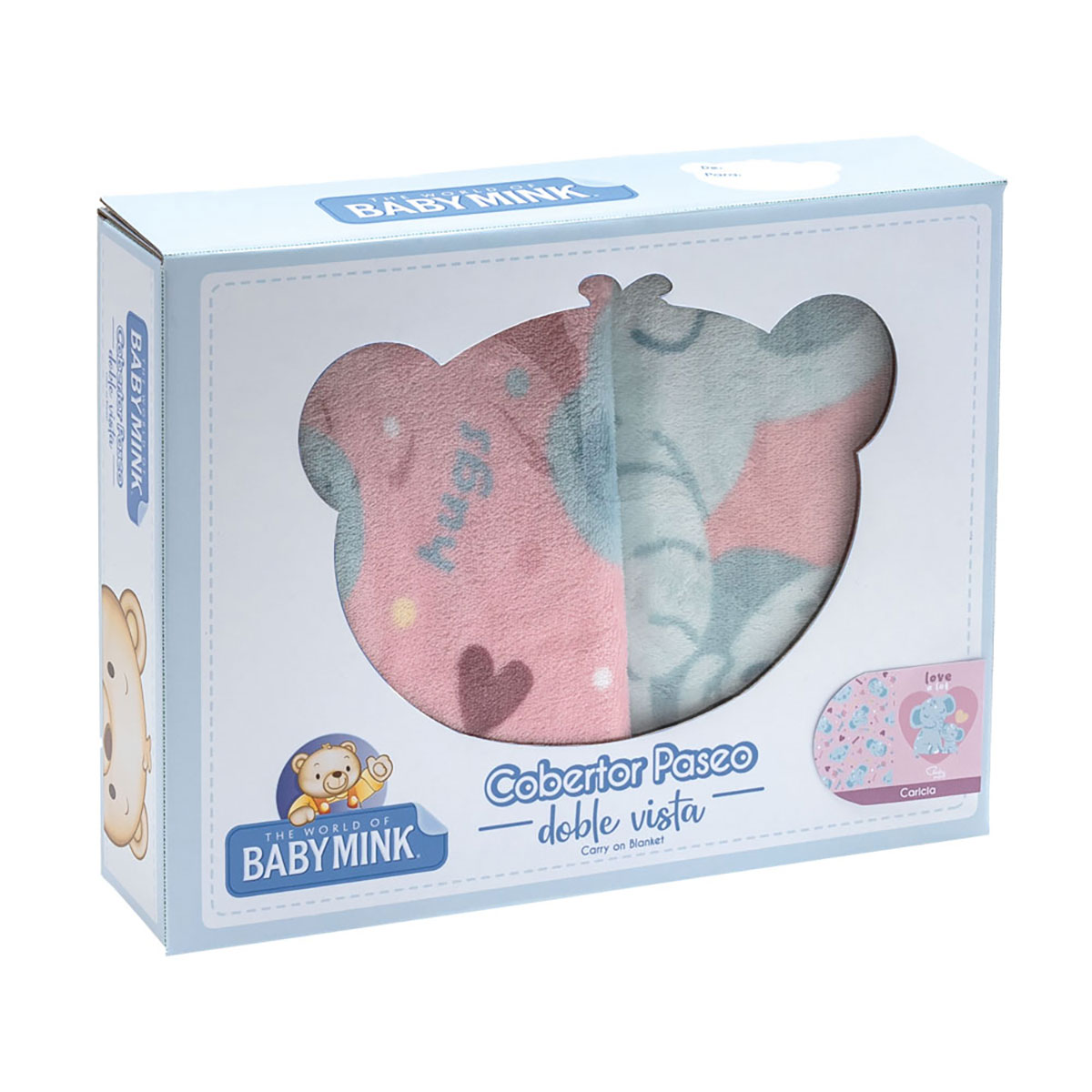 Cobertor de Paseo con Doble Vista Baby Mink image number null