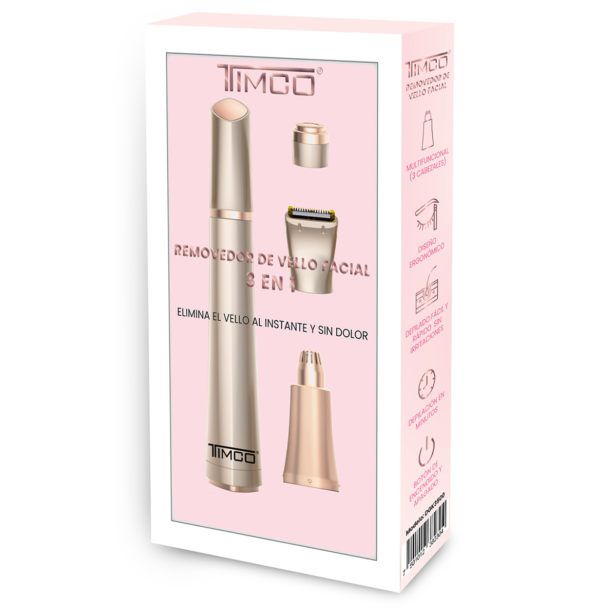 Rasuradora El&eacute;ctrica 3 en 1 Timco para Mujer image number null