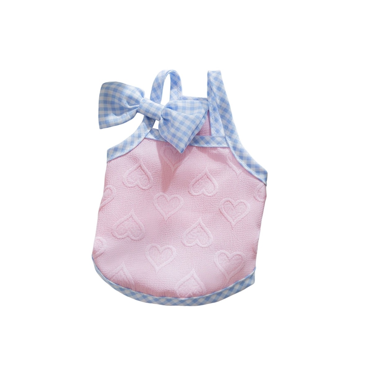 Vestido Rosa Con Azul Talla L Maypet image number null