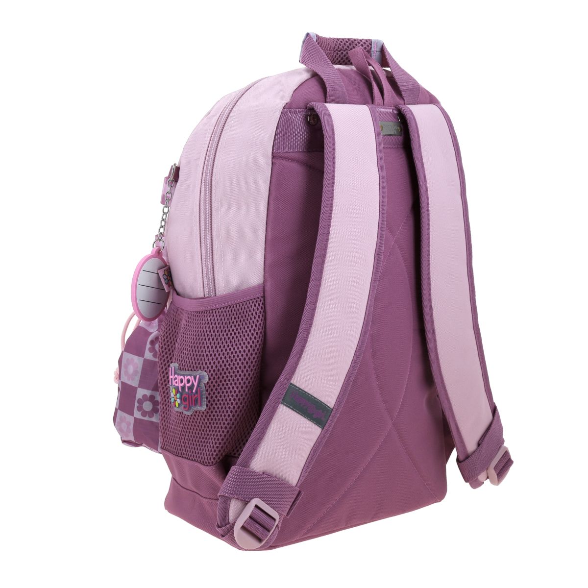 Mochila Grande Chenson Rosa Troc Happy Girl image number null