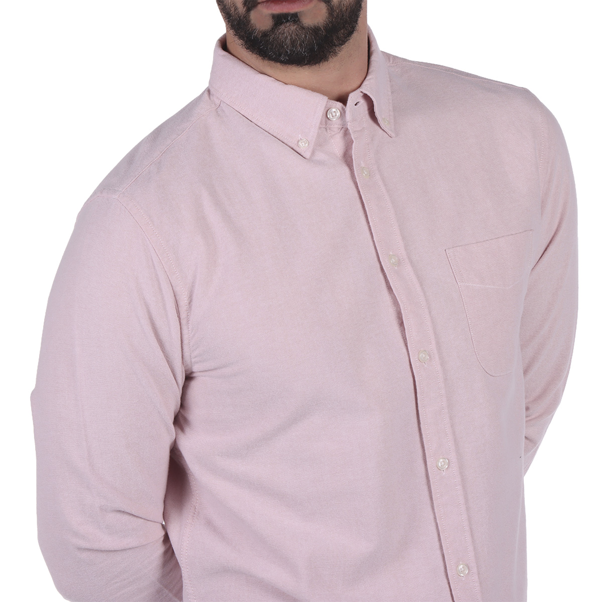 Camisa Oxford Manga Larga Dise&ntilde;o Liso Jeanius para Hombre image number null