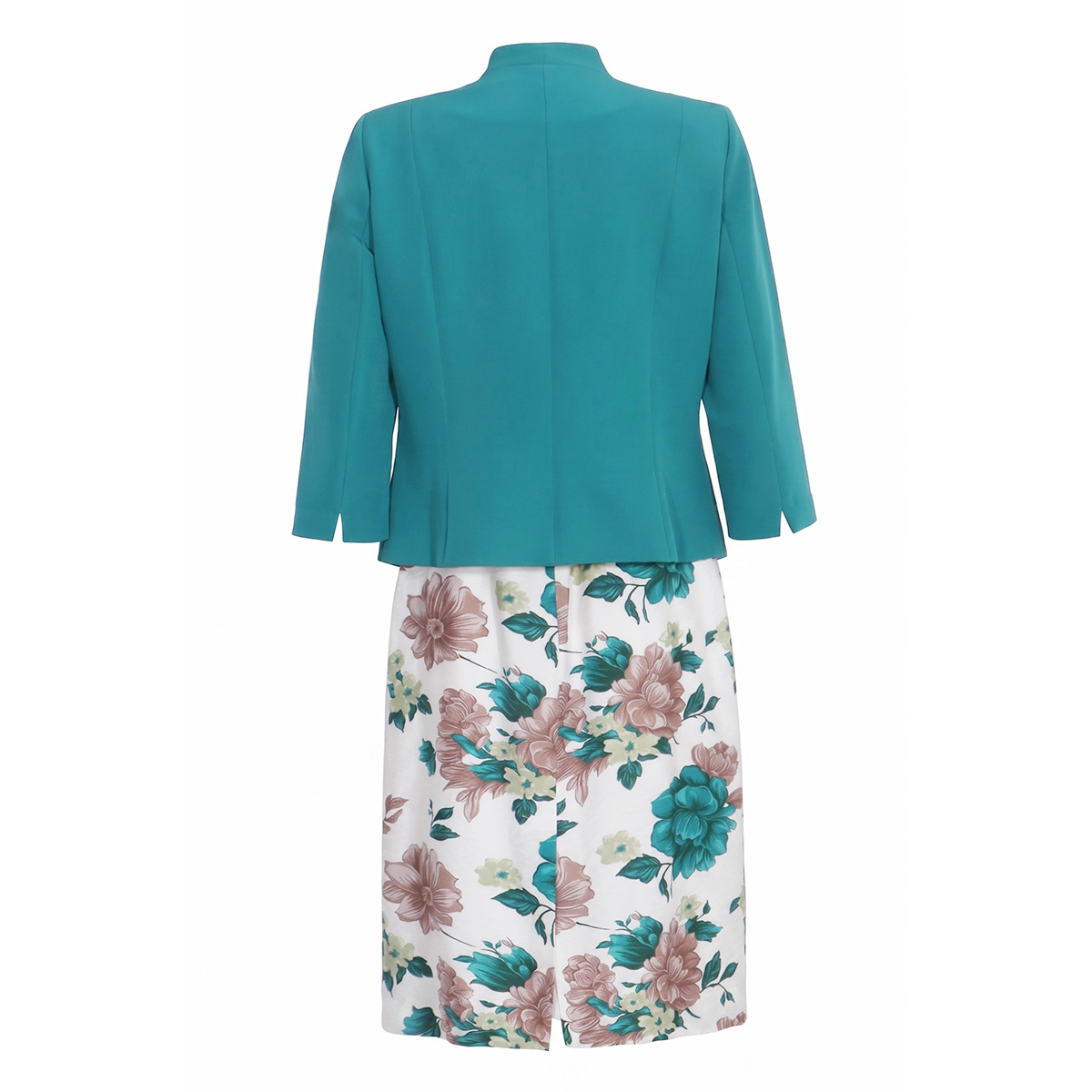 Conjunto Dos Piezas Saco Liso Y Vestido Para Mujer image number null
