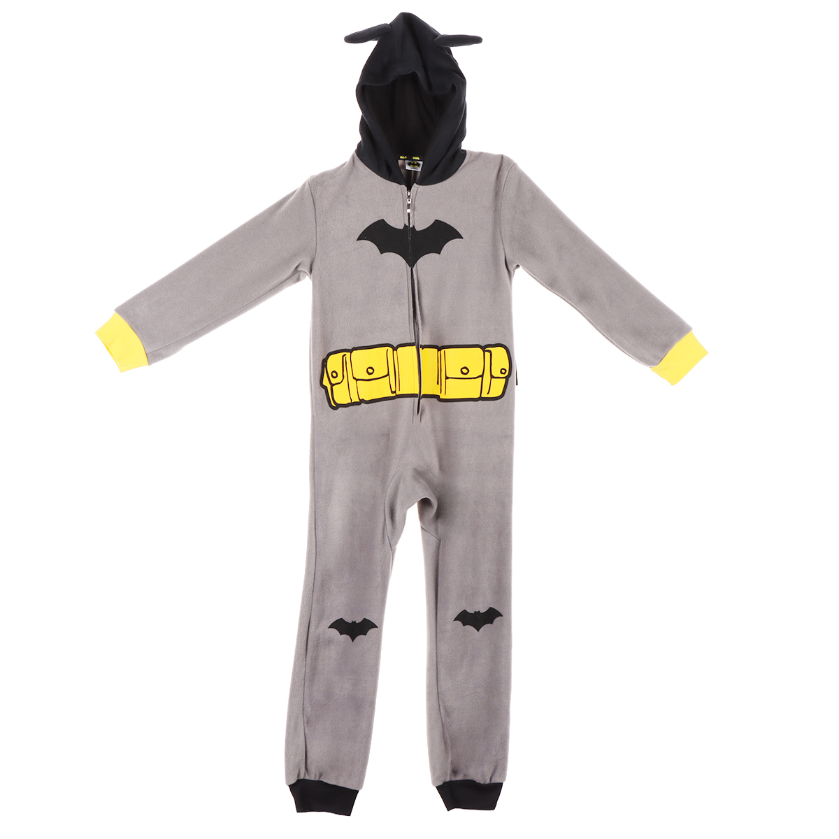 Disfraz Batman Mameluco con Capucha y Cintur&oacute;n para Ni&ntilde;o image number null