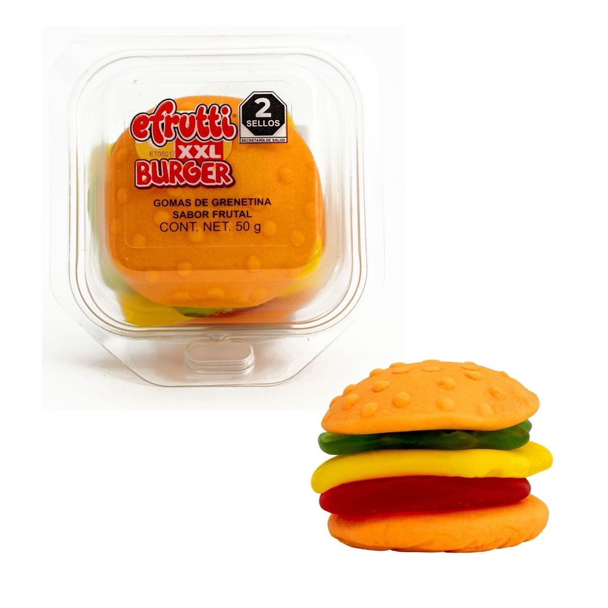 Gomitas XXL Burger Efrutti image number null