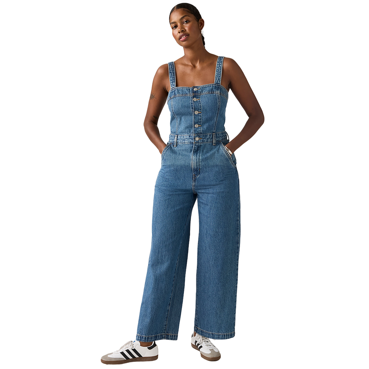 Jumsuit regular de mezclilla Levis Misses para Mujer image number null