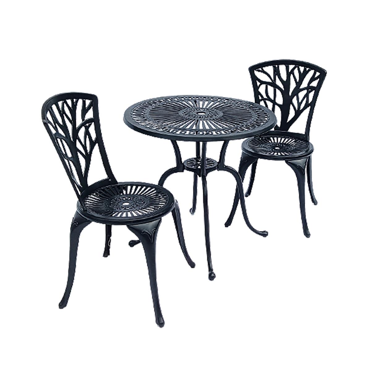 Set Dos Sillas Exterior Y Mesa Bistro Vincent Vintage Home image number null