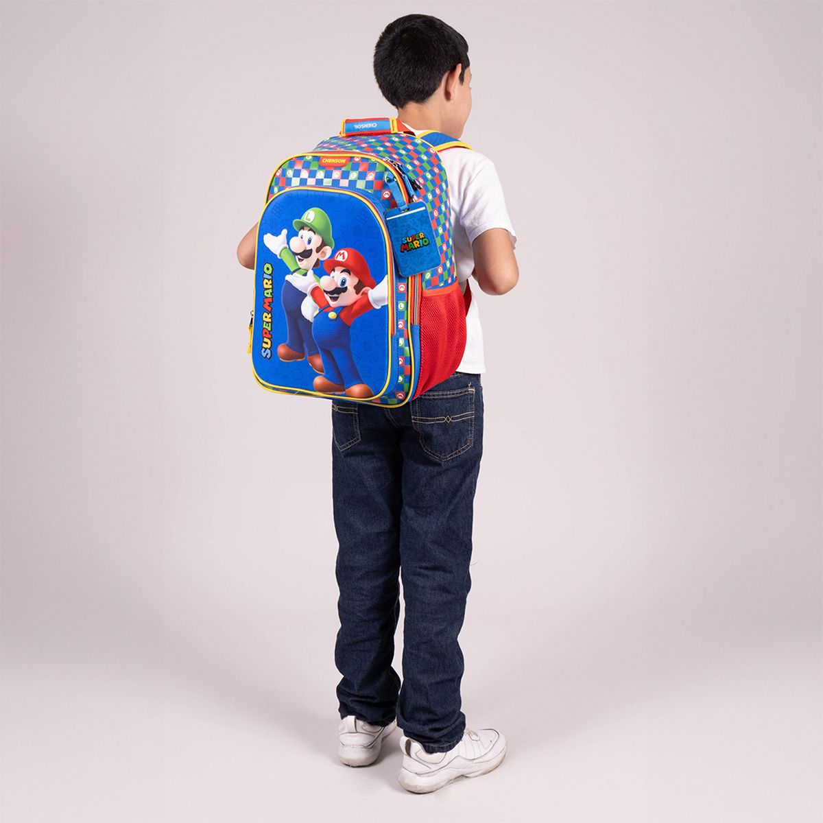 Set 3 En 1 Mochila G Super Mario Azul image number null