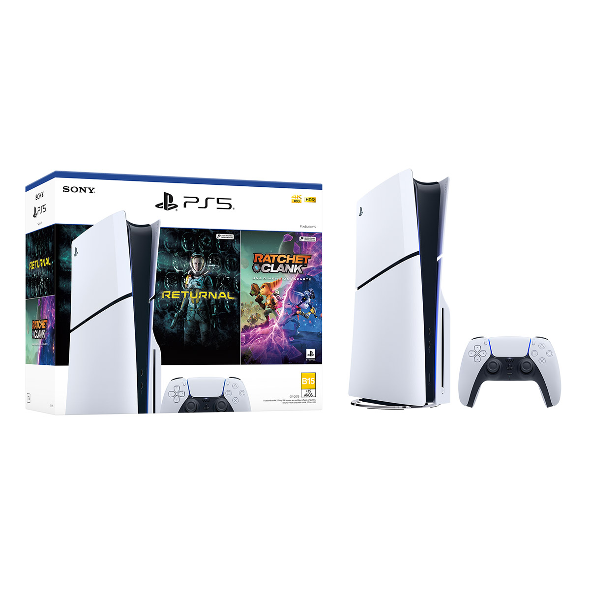 Consola PS5 Slim 1 TB Bundle Est&aacute;ndar image number null
