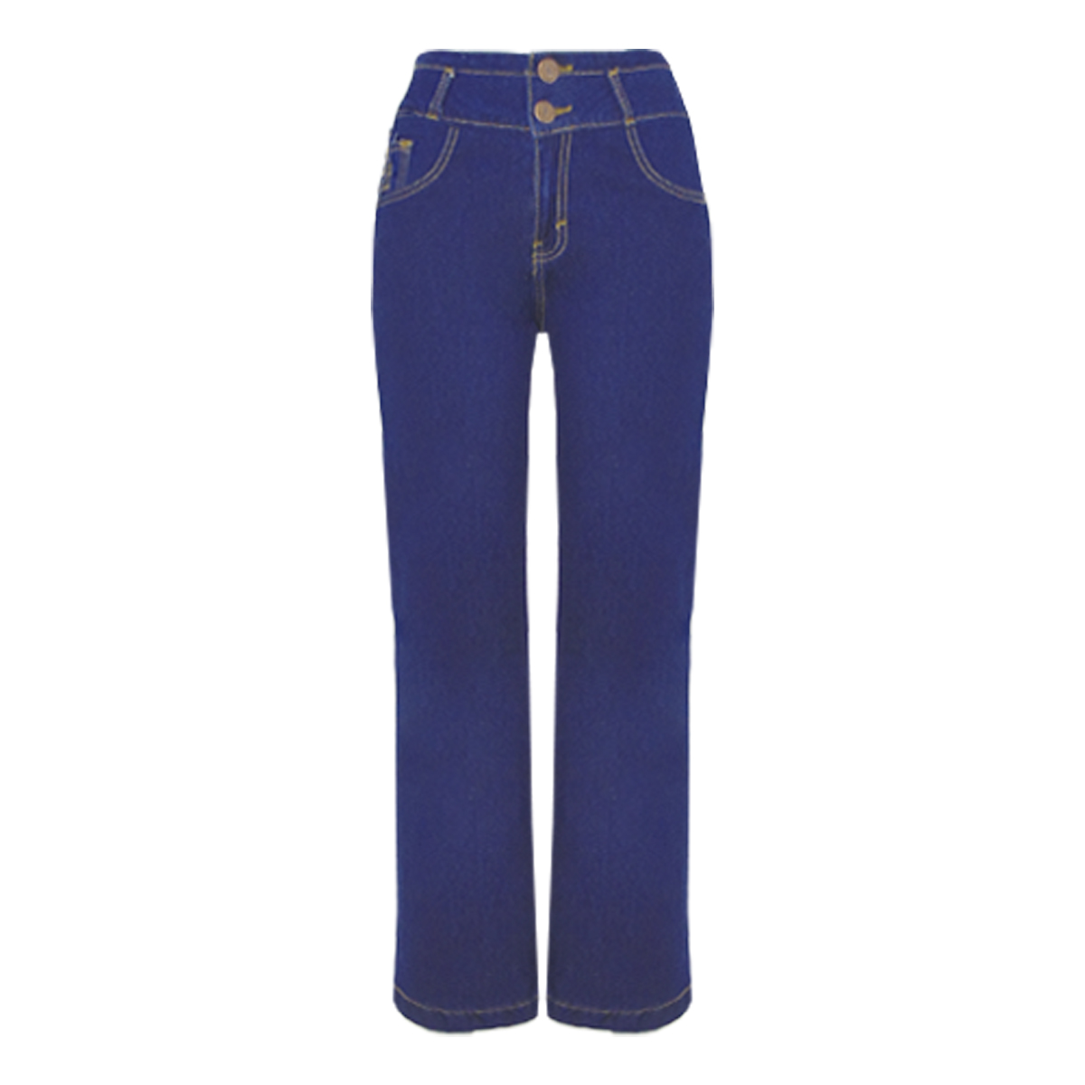 Jeans Pump Con Pretina Ancha Royal Polo Club Para Dama image number null