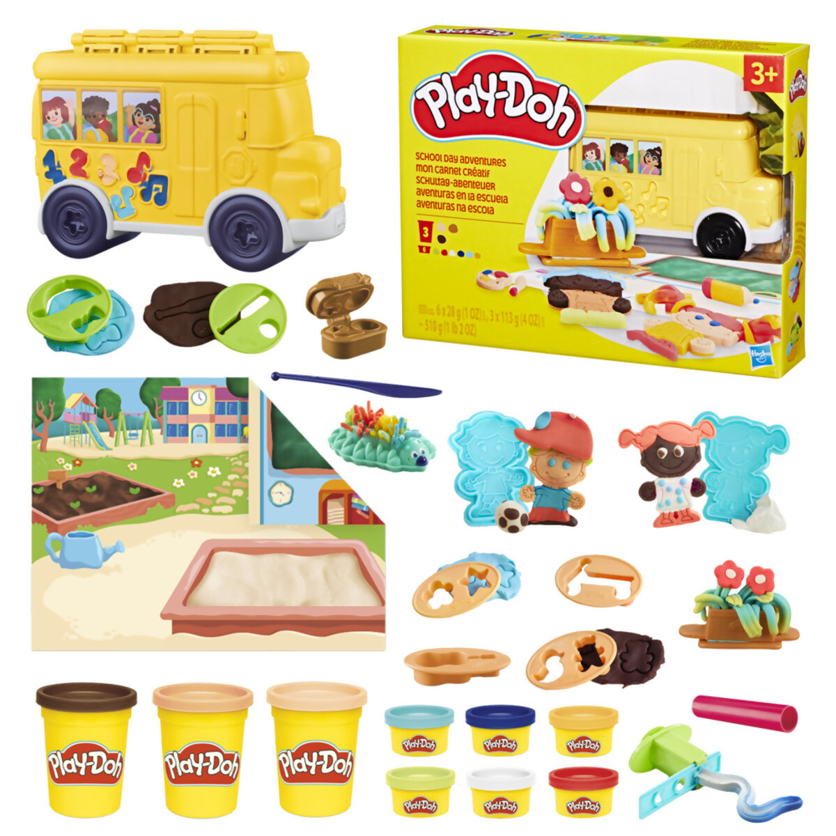 Set Aventuras en la Escuela Play-Doh image number null