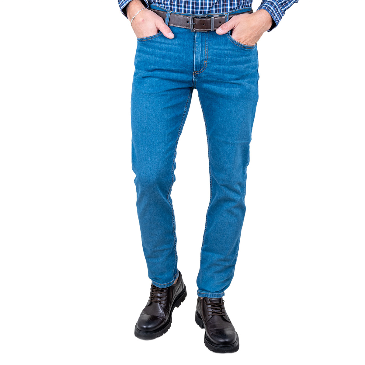 Jeans Slim Fit Lee Azul Claro para Hombre image number null