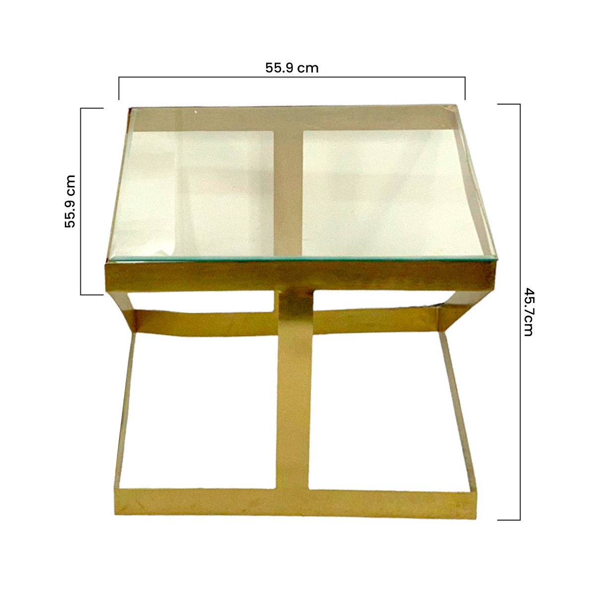 Juego De 3 Mesas Colecci&oacute;n Bombay Luxe Gold Concepts Life image number null
