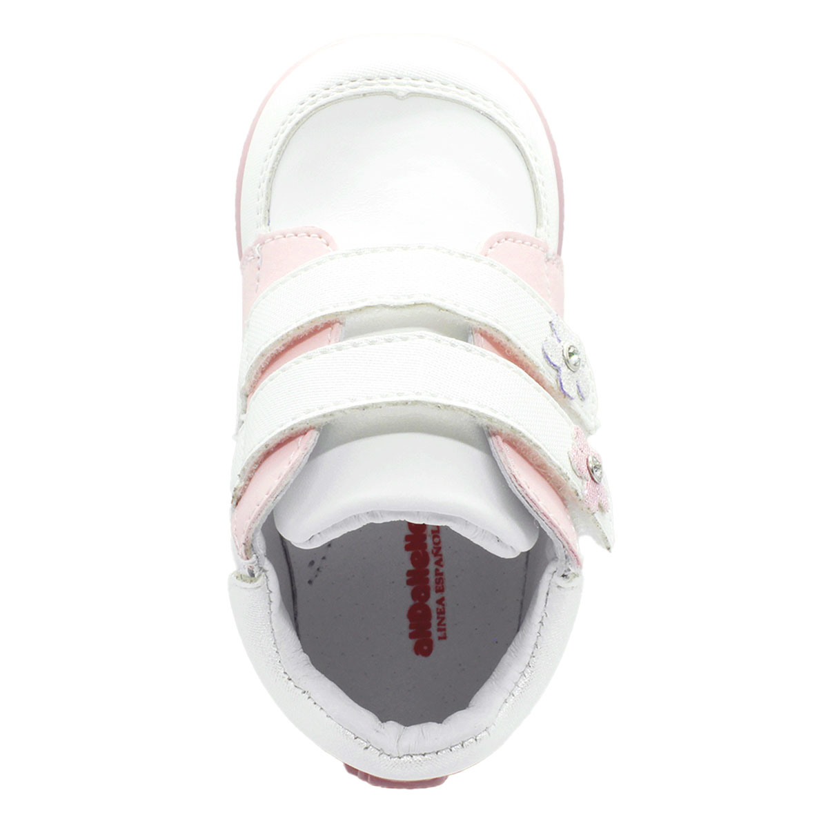 Zapato Andanenes Dise&ntilde;o Flores Ajuste Velcro para Ni&ntilde;a image number null