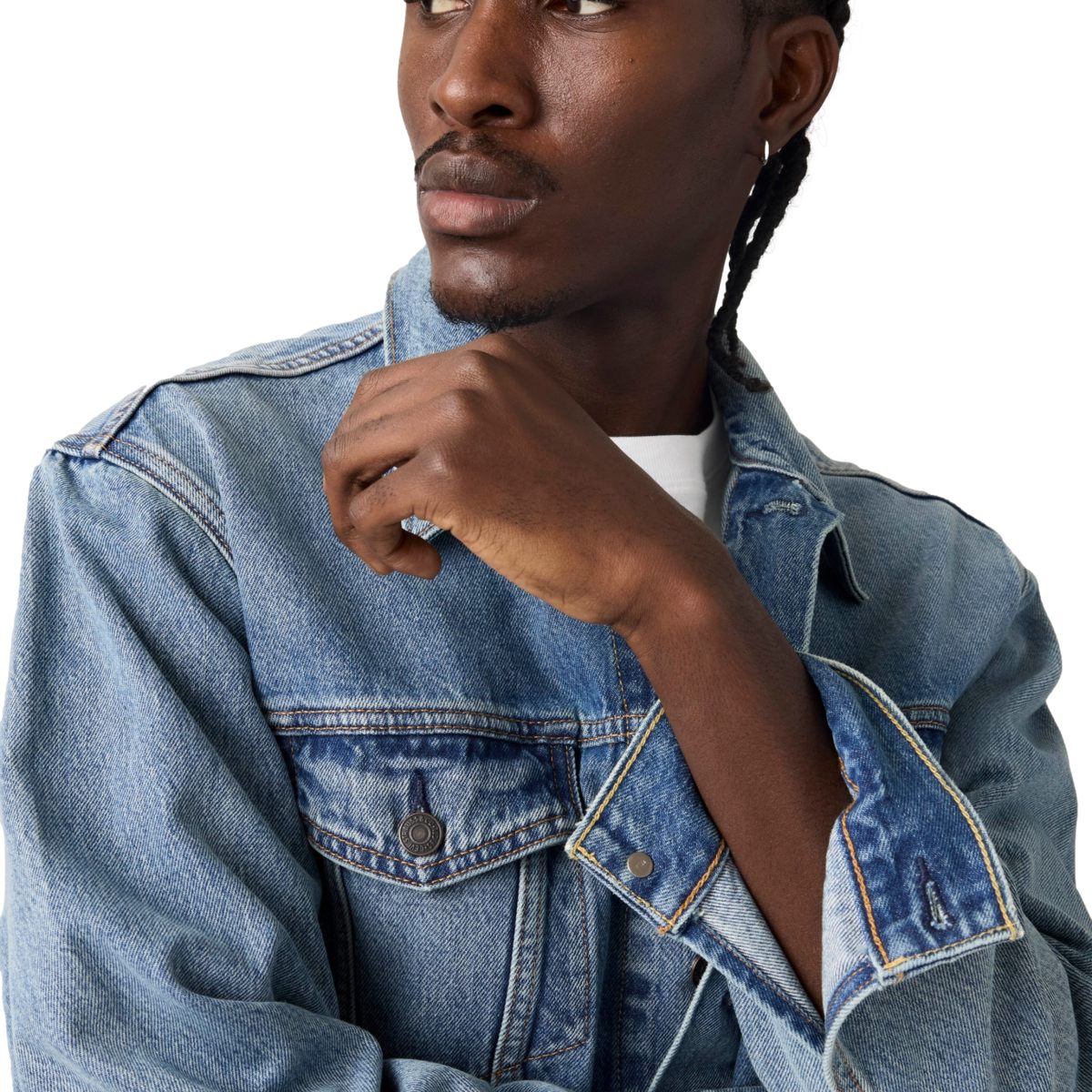 Levi&rsquo;s&reg; Chamarra Trucker de Mezclilla Regular Fit para Hombre image number null