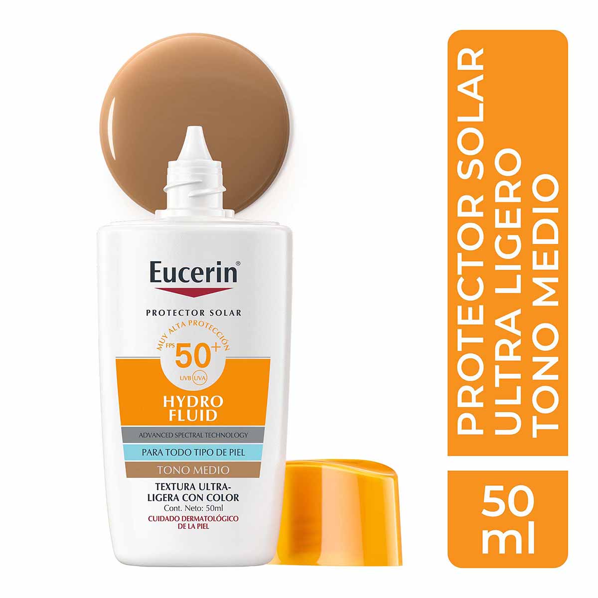 Eucerin Sun Hydrofluid Tono Medio FPS50+ image number null