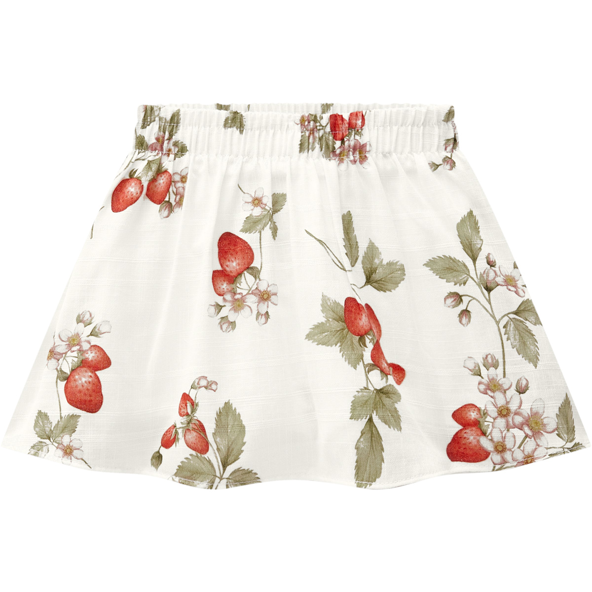 Conjunto de Blusa Olan y Short Fresas Milon para Ni&ntilde;a image number null