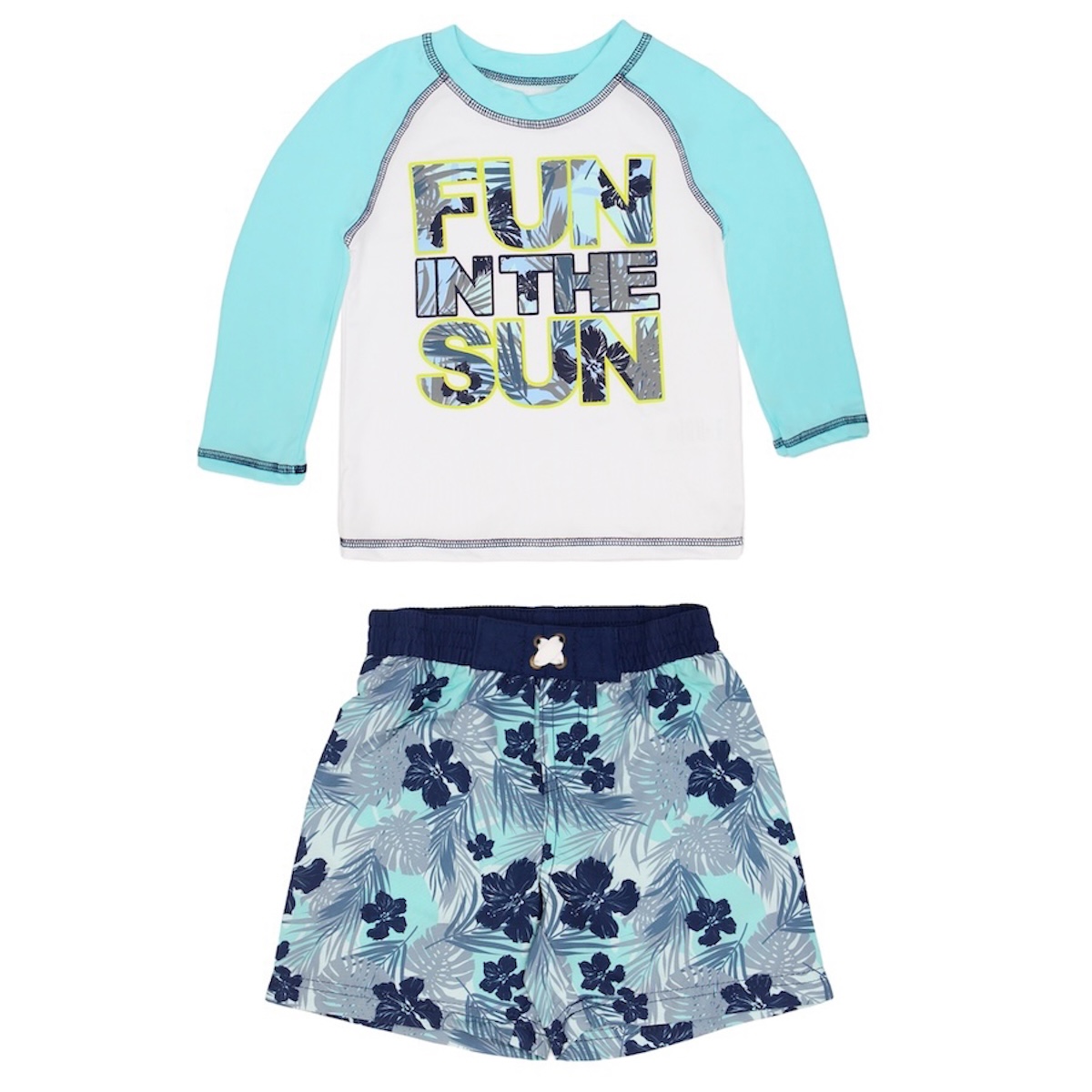 Conjunto Traje De Ba&ntilde;o Tinytots Para Beb&eacute; image number null