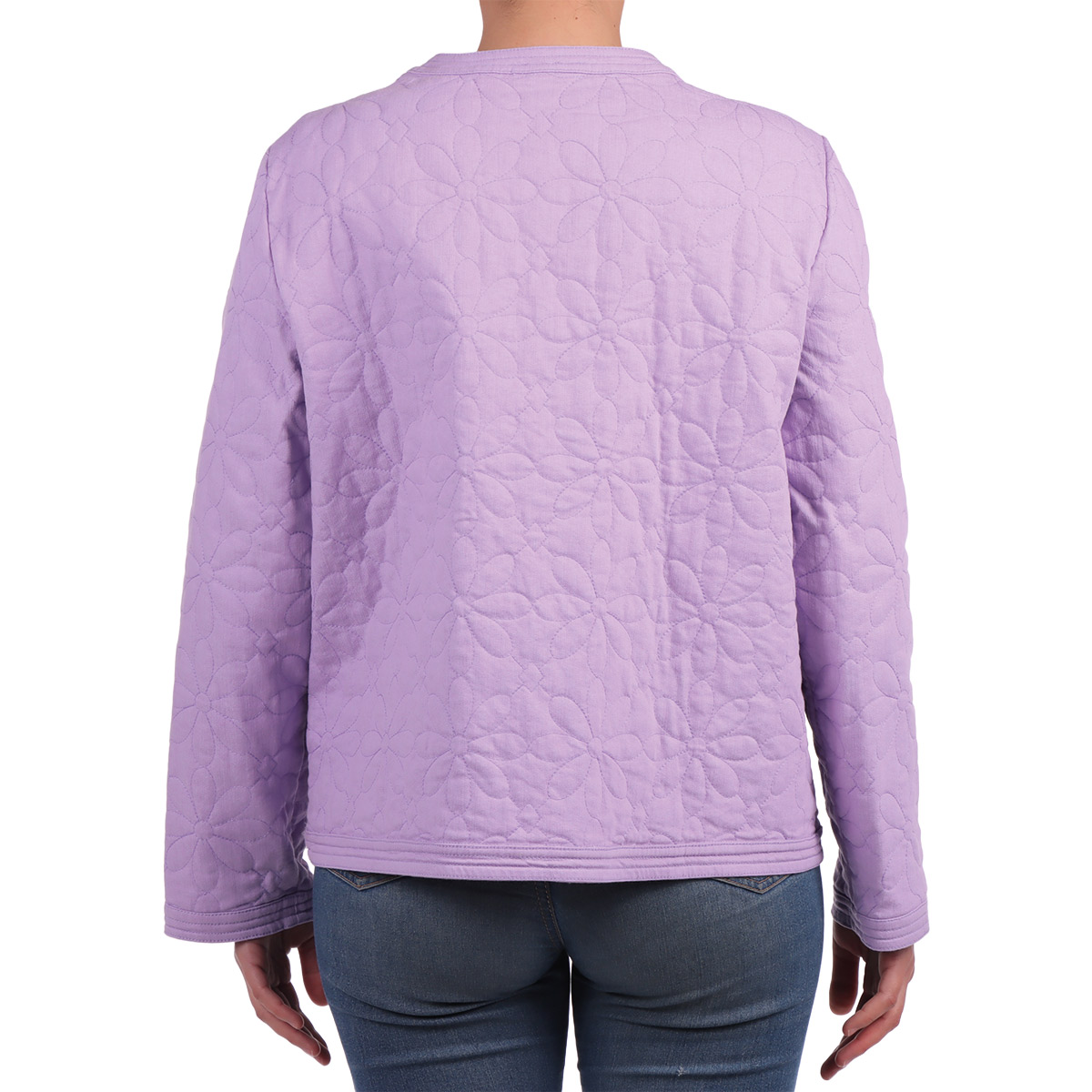 Chamarra Ligera Floral Capitonado Alfred Dunner para Mujer image number null