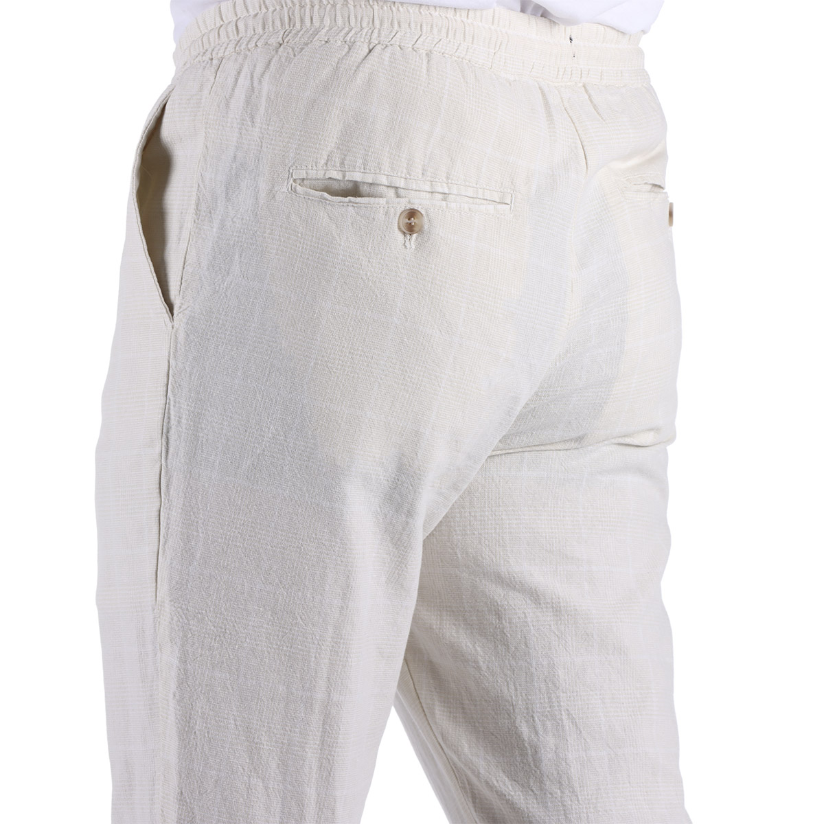 Pantal&oacute;n Cuadros Jareta Casual Bruno Magnani para Hombre image number null