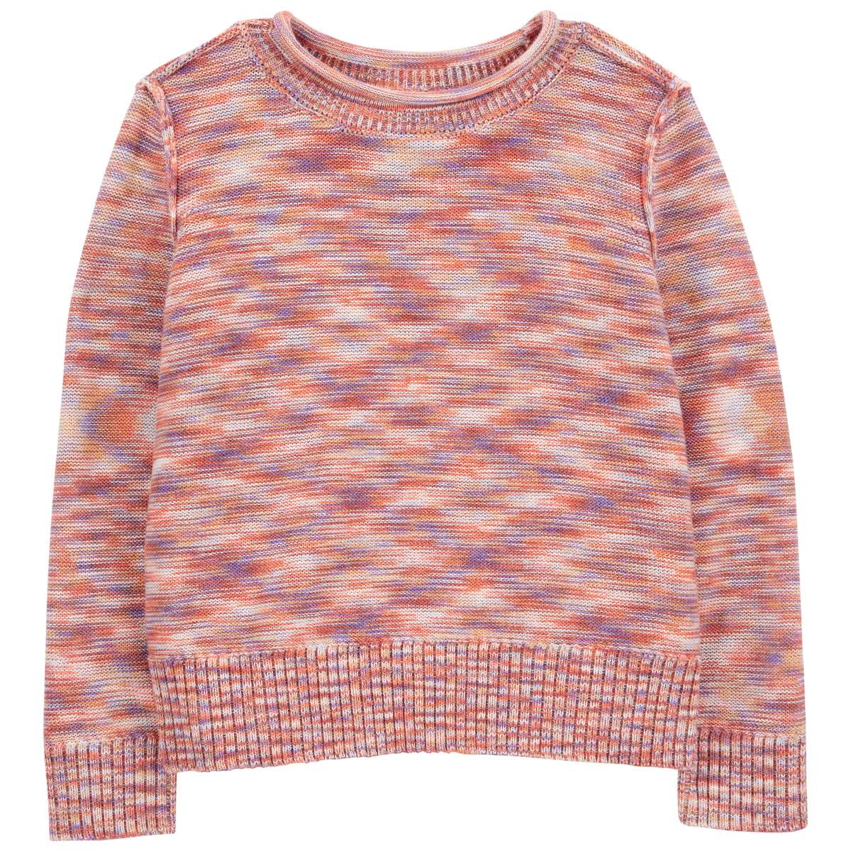 Su&eacute;ter Osh Kosh Jaspeado Multicolor para Beb&eacute; Ni&ntilde;a image number null