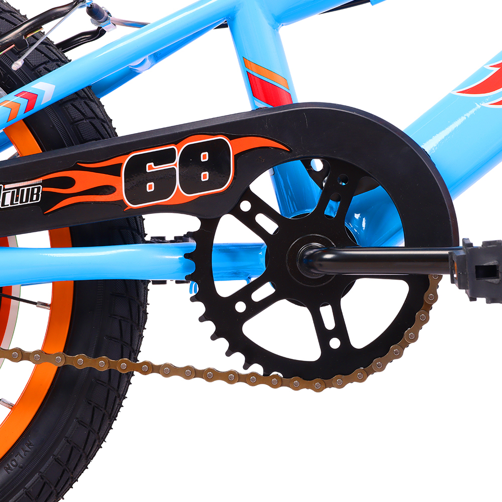 Bicicleta Hot Wheels Bmx R16 Azul Con Naranja Benotto image number null