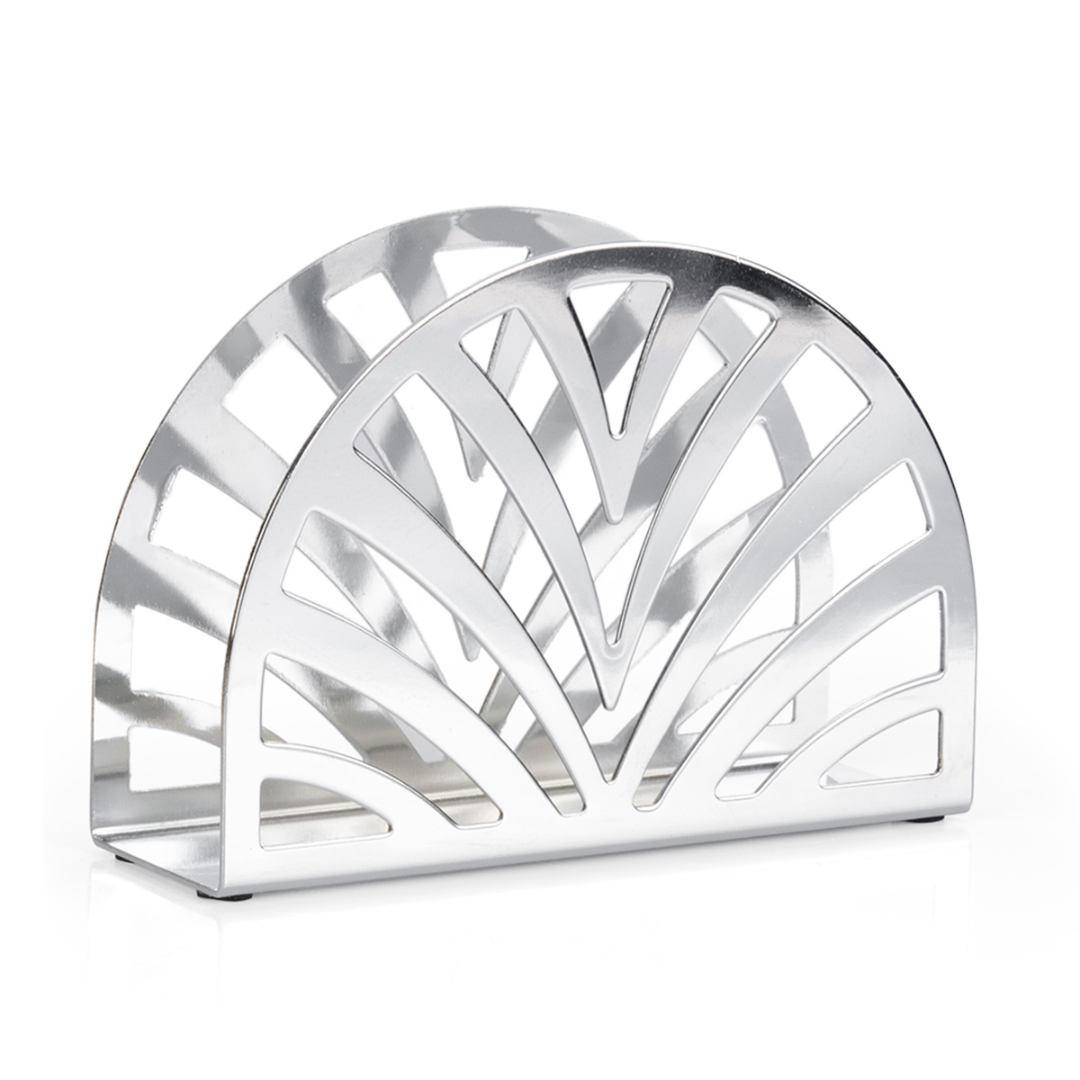 Servilletero Plateado De Metal Crown Baccara image number null