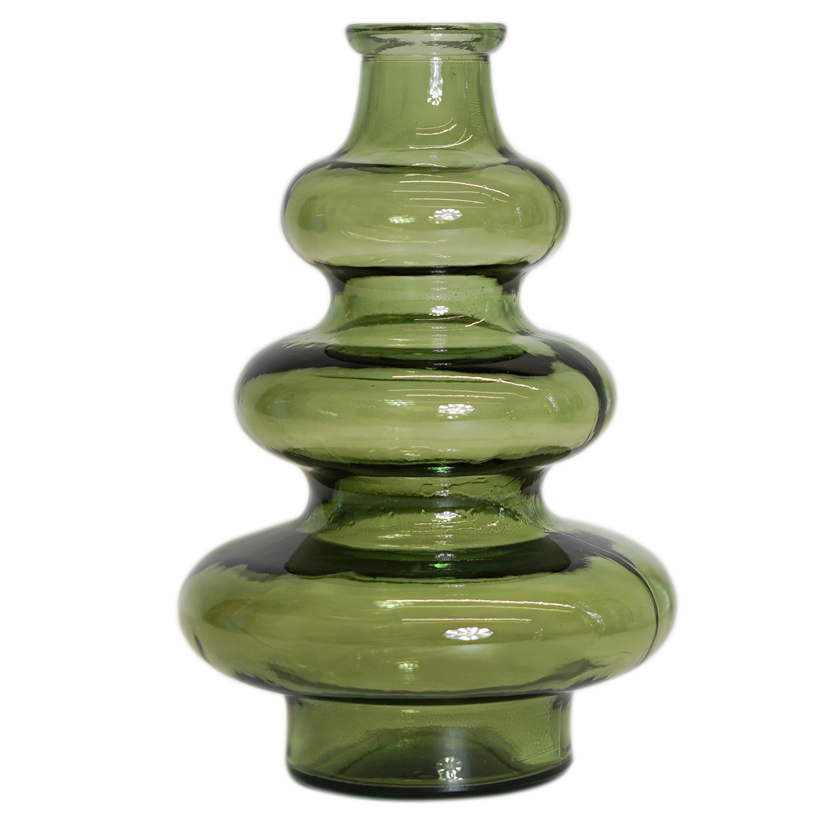 Jarr&oacute;n Verde Aura 22 Cm Vidrios San Miguel image number null