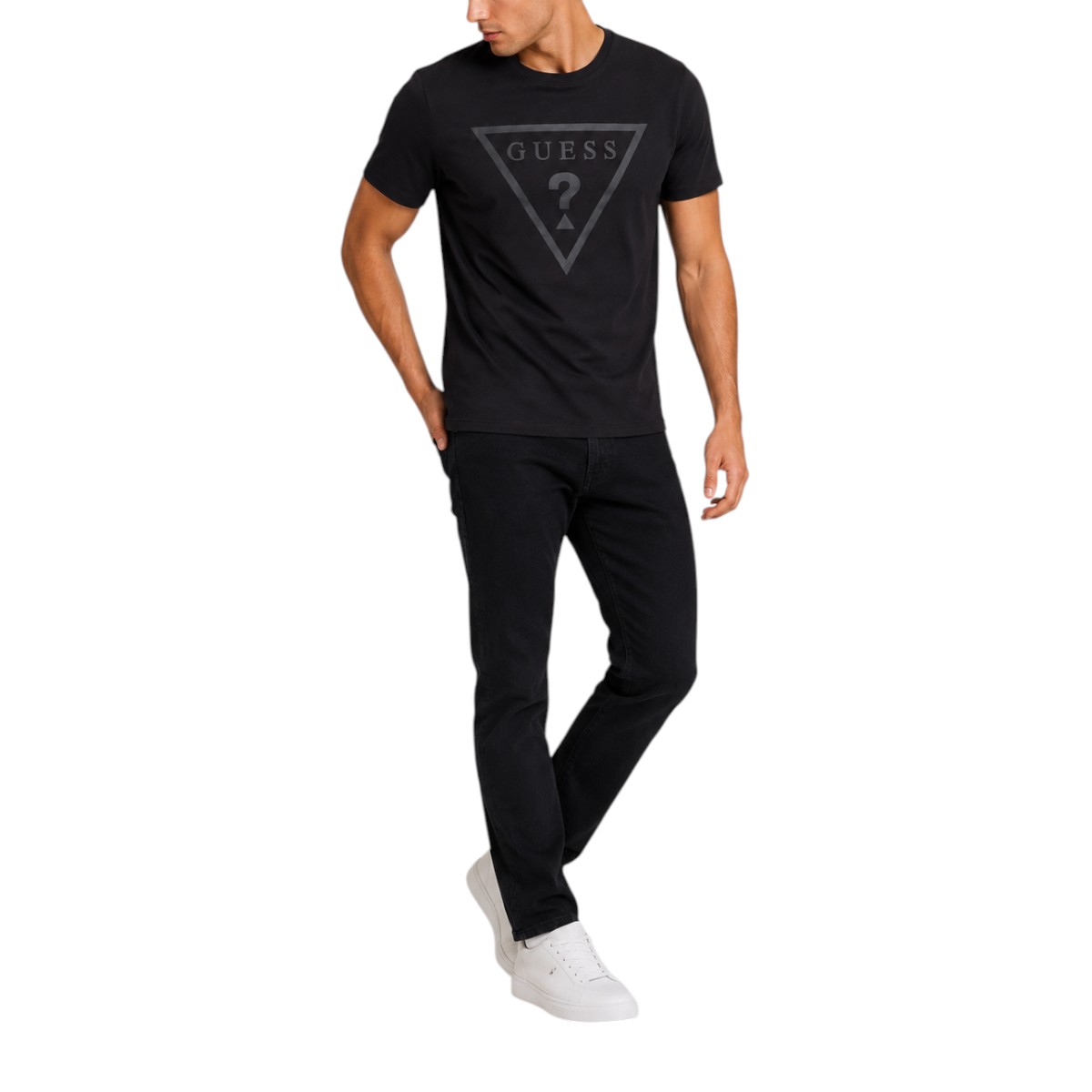 Playera Manga Corta Guess Factory para Hombre image number null