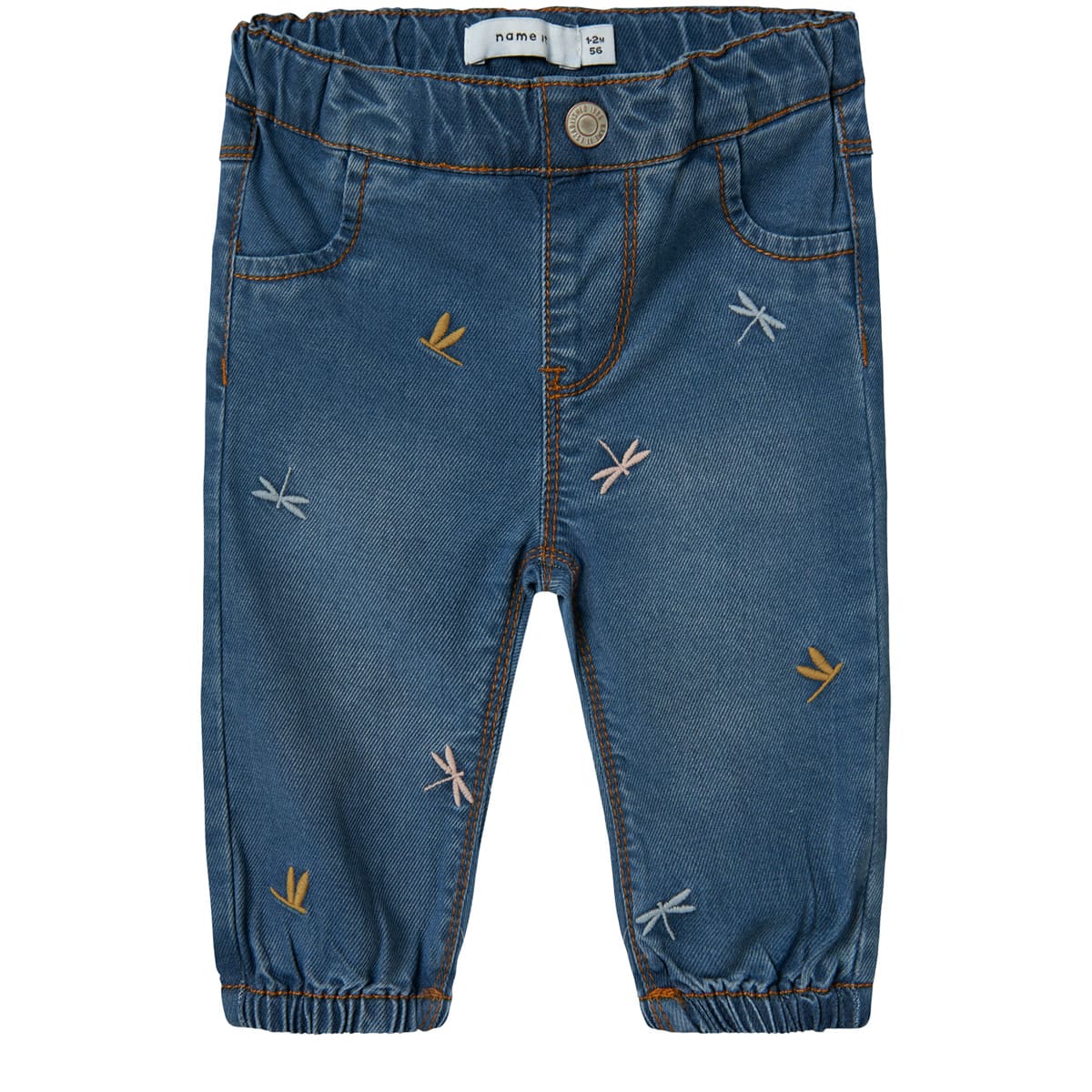 Pantal&oacute;n Denim Bordado Name It para Beb&eacute; Ni&ntilde;a image number null