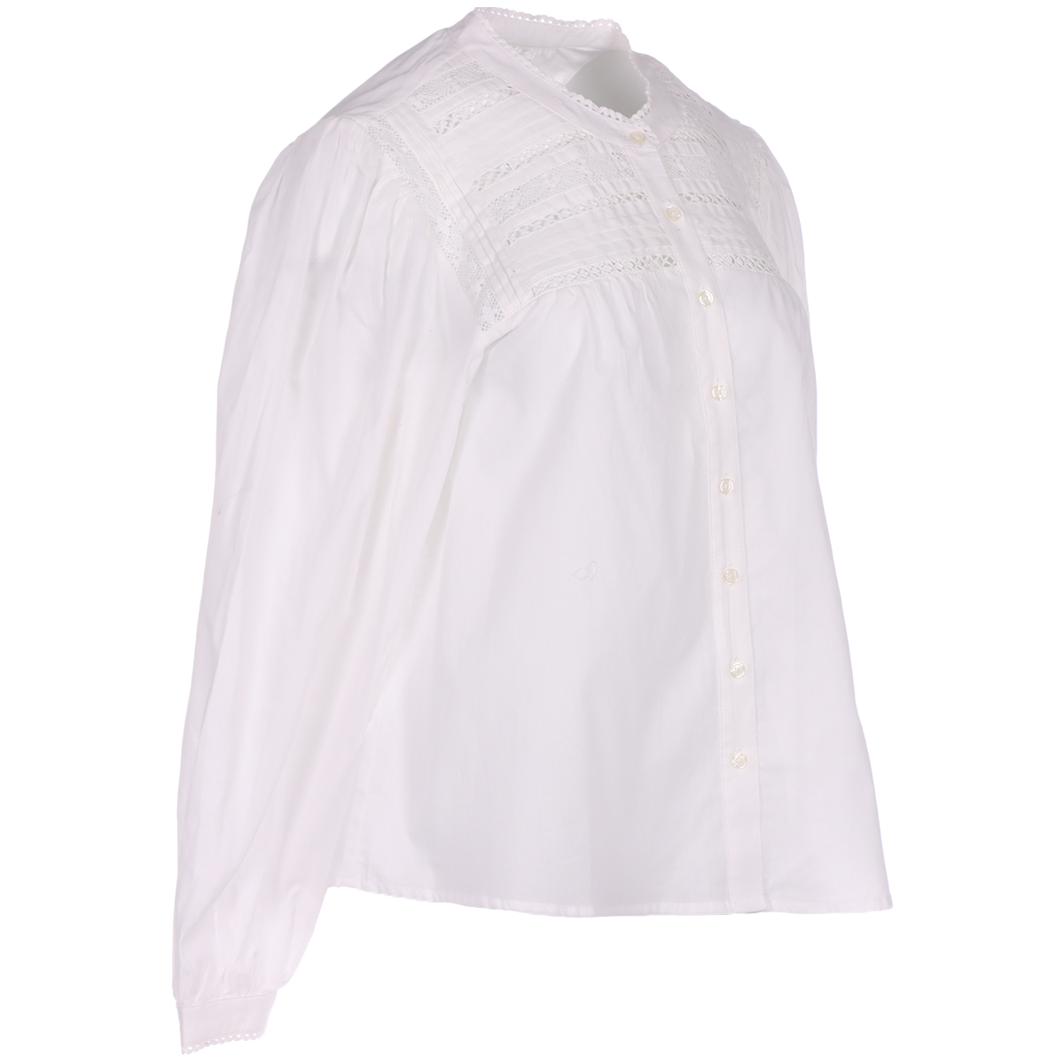 Blusa de Encaje y Manga Larga Arqueology para Mujer image number null
