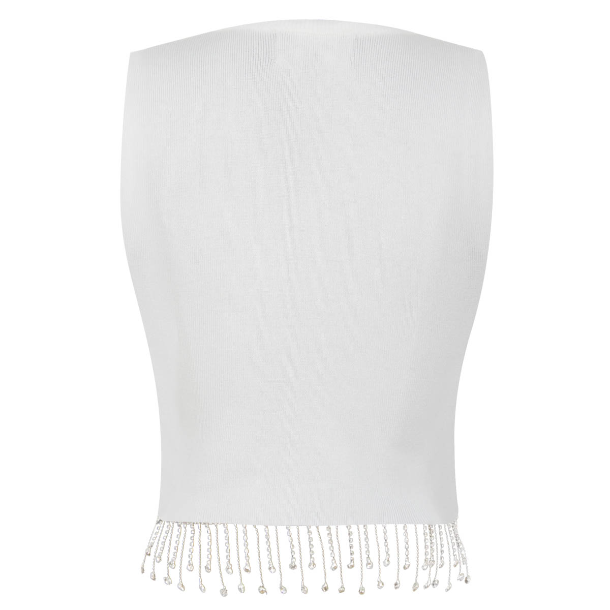 Blusa de punto con tiras de cristal para Mujer Petite JUST BY BASEL image number null